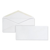 Business Envelope, #10, Monarch Flap, Gummed Closure, 4.13 X 9.5, White, 500/box