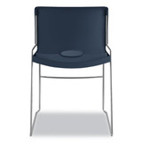 Olson Stacker High Density Chair, Regatta Seat/regatta Back, Chrome Base, 4/carton