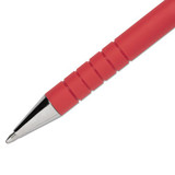 Flexgrip Ultra Stick Ballpoint Pen, Medium 1mm, Red Ink/barrel, Dozen