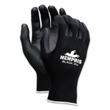 Economy Foam Nitrile Gloves, Small, Gray/black, 12 Pairs