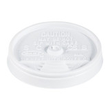 Sip Thru Lids, Fits 6-10oz Cups, White, 1000/carton