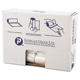 High-density Commercial Can Liners Value Pack, 45 Gal, 14 Microns, 40" X 46", Natural, 250/carton