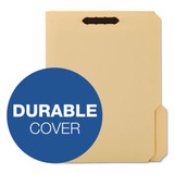 Top Tab 2-fastener Folder, 1/3-cut Tabs, Letter Size, Manila, 50/box