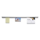 Grip-a-strip Display Rail, 9 X 1 1/2, Aluminum Finish