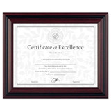 Desk/wall Photo Frame, Plastic, 8 1/2 X 11, Rosewood/black