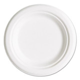 Renewable & Compostable Sugarcane Plates Convenience Pack, 6", 50/pk