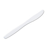 Plastic Cutlery, Heavyweight Knives, White, 1,000/carton