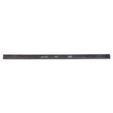 Ergotec Replacement Squeegee Blades, 18" Wide, Black Rubber, Soft, 12/pack