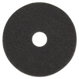 High Performance Stripping Floor Pads, 20" Diameter, Grayish Black, 5/carton