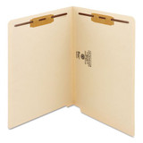 Watershed/cutless End Tab 2-fastener Folders, Straight Tab, Letter Size, Manila, 50/box