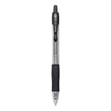 G2 Premium Retractable Gel Pen, 0.38mm, Black Ink, Clear/black Barrel, Dozen