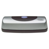 15-sheet Electric Portable Desktop Punch, Silver/black