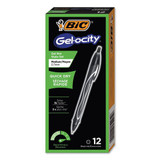 Gel-ocity Quick Dry Retractable Gel Pen, Medium 0.7mm, Blue Ink/barrel, Dozen