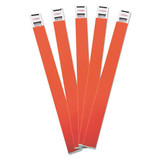 Crowd Management Wristbands, Sequentially Numbered, 9 3/4 X 3/4, Red, 500/pack