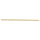 Threaded End Broom Handle, Lacquered Hardwood, 15/16 Dia X 54, Natural