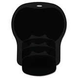 Easy Glide Gel Mouse Pad W/wrist Rest, 10 X 12 X 1 1/2, Black