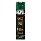 Repel Insect Repellent Sportsmen Max Formula, 6.5 Oz Aerosol, Unscented, 12/ct