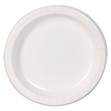 Basic Paper Dinnerware, Plates, White, 8.5" Diameter, 125/pack