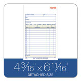 2-part Sales Book, 6 11/16 X 4 3/16, Carbonless, 50 Sets/book