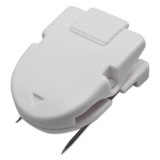 Wall Clips For Fabric Panels, 40 Sheets, White, 20/box