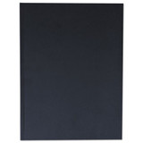 Casebound Hardcover Notebook, Wide/legal Rule, Black Cover, 10.25 X 7.68, 150 Sheets