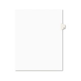 Preprinted Legal Exhibit Side Tab Index Dividers, Avery Style, 10-tab, 7, 11 X 8.5, White, 25/pack