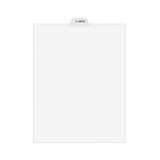 Avery-style Preprinted Legal Bottom Tab Divider, Exhibit C, Letter, White, 25/pk