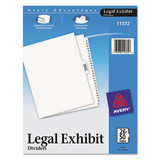 Preprinted Legal Exhibit Side Tab Index Dividers, Avery Style, 26-tab, 26 To 50, 11 X 8.5, White, 1 Set