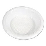 Hi-impact Plastic Dinnerware, Bowl, 10-12 Oz, White, 1000/carton