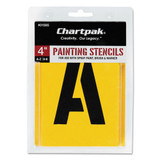 Painting Stencil Set, A-z Set/0-9, Manila, 35/set