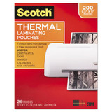 Laminating Pouches, 3 Mil, 9" X 11.5", Gloss Clear, 200/pack