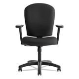 Hvl220 Mid-back Task Chair, Supports Up To 250 Lbs., Black Seat/black Back, Black Base