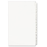 Preprinted Legal Exhibit Side Tab Index Dividers, Avery Style, 25-tab, 1 To 25, 14 X 8.5, White, 1 Set