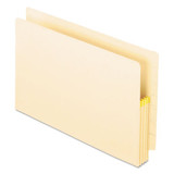 Manila Drop Front Shelf File Pockets, 3.5" Expansion, 25 Sections, Legal Size, Manila, 25/box