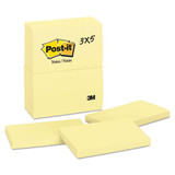 Original Lined Notes, 4 X 4, Canary Yellow, 300-sheet