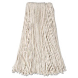 Cut-end Mop Head, Cotton, 24oz, White