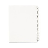 Preprinted Legal Exhibit Side Tab Index Dividers, Avery Style, 25-tab, 26 To 50, 11 X 8.5, White, 1 Set