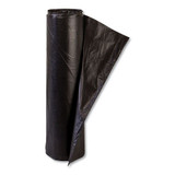 High-density Commercial Can Liners, 60 Gal, 22 Microns, 43" X 48", Black, 150/carton