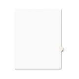 Preprinted Legal Exhibit Side Tab Index Dividers, Avery Style, 10-tab, 18, 11 X 8.5, White, 25/pack