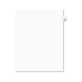 Preprinted Legal Exhibit Side Tab Index Dividers, Avery Style, 10-tab, 28, 11 X 8.5, White, 25/pack