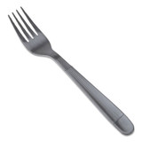 Wrapped Cutlery, 7.25" Fork, Heavyweight, Polypropylene, Black,1,000/carton
