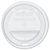 Traveler Cappuccino Style Dome Lid, White, 300/carton