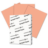 Digital Index Color Card Stock, 110lb, 8.5 X 11, Salmon, 250/pack