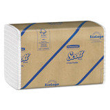 Essential C-fold Towels, Absorbency Pockets,10 1/8x13 3/20,white,200/pk,12 Pk/ct