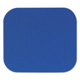 Polyester Mouse Pad, Nonskid Rubber Base, 9 X 8, Blue