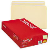 Double-ply Top Tab Manila File Folders, Straight Tab, Legal Size, 100/box