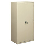 Assembled Storage Cabinet, 36w X 18 1/8d X 71 3/4h, Light Gray