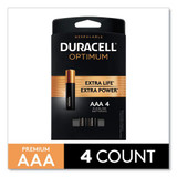 Optimum Alkaline Aaa Batteries, 4/pack