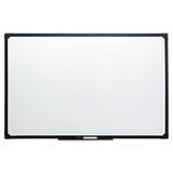 Dry Erase Board, Melamine, 48 X 36, Black Frame