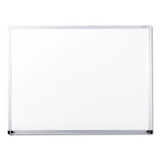 Dry-erase Board, Melamine, 24 X 18, Satin-finished Aluminum Frame